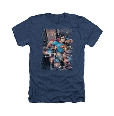 Superman Men's Action Comics 1 Adult Heather Tee / T-Shirt