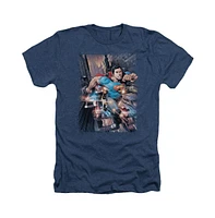 Superman Men's Action Comics 1 Adult Heather Tee / T-Shirt