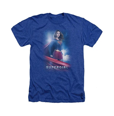 Supergirl Men's Kara Zor El Adult Heather Tee / T-Shirt