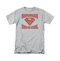 Superman Big & Tall Man Of Steel Jersey Short Sleeve Adult Tee / T-Shirt