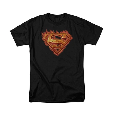 Superman Big & Tall Hot Metal Short Sleeve Adult Tee / T-Shirt