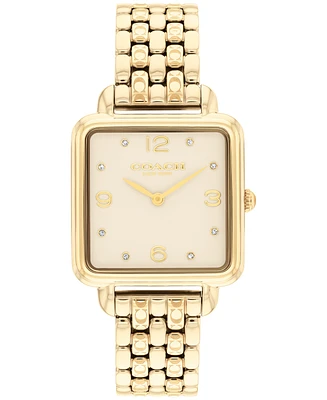 Coach Women's Cass Gold-Tone Stainless Steel Bracelet Watch, 28mm