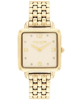 Coach Women's Cass Gold-Tone Stainless Steel Bracelet Watch, 28mm