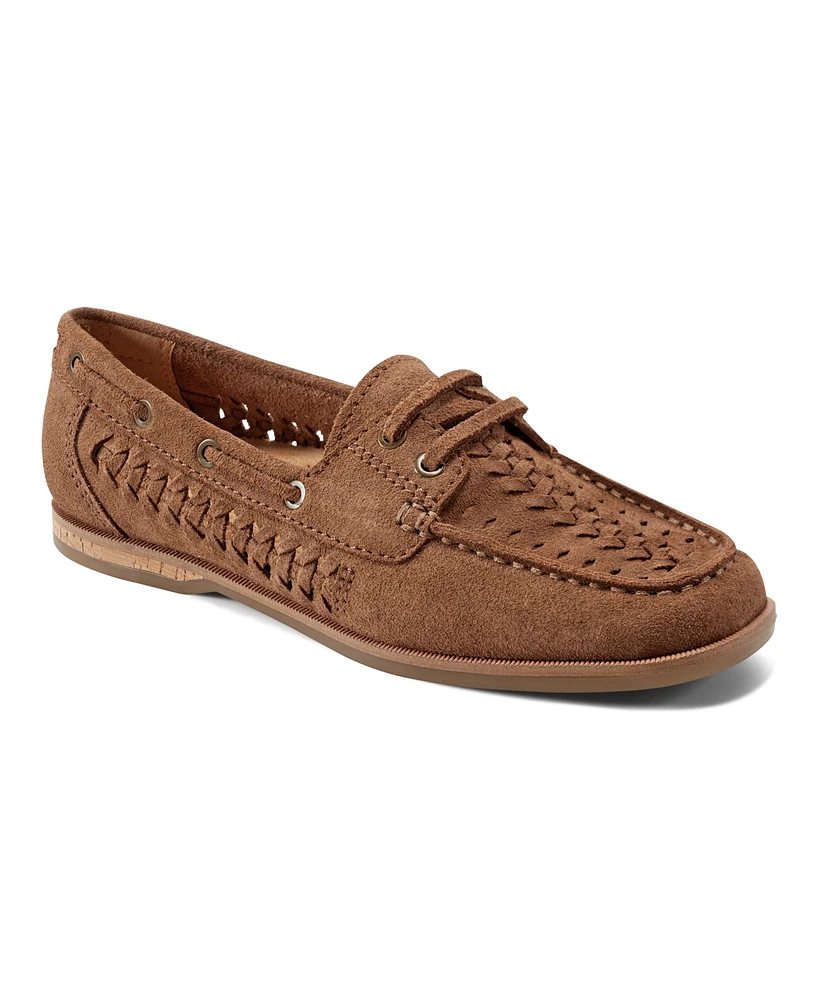 Earth Women's Wishing Woven Slip-On Boat Shoe