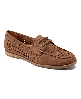 Earth Women's Wishing Woven Slip-On Boat Shoe