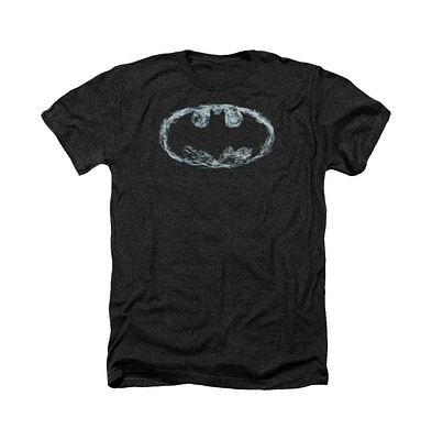 Batman Men's Smoke Signal Adult Heather Tee / T-Shirt