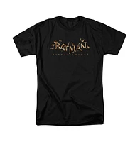 Batman Big & Tall Arkham Knight Ak Flame Logo Short Sleeve Adult Tee / T-Shirt