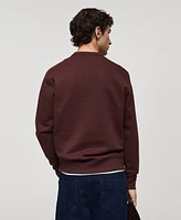 Mango Men's Regular-Fit Cotton Sweatshirt