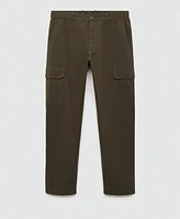 Mango Men's Straight-Fit Cargo Pants