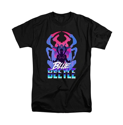 Blue Beetle Big & Tall Silhouette Short Sleeve Adult Tee / T-Shirt