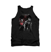 Batman V Superman Men's Stand Off Adult Tank Top