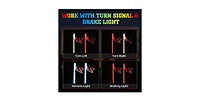 Kemimoto 2pc 2ft Spiral Whip Lights for Side by Side, Smart Phone Control Led Whip Lights for Utv Atv Buggy Boat Offroad, Whip Led Compatible with Pol