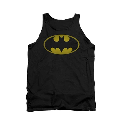 Batman Men's Washed Bat Logo Adult Tank Top