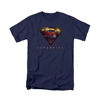 Supergirl Men's Logo Glare Short Sleeve Adult Tee / T-Shirt