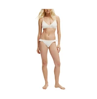 Cotton On Women's Lace Triangle Padded Bralette