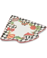 MacKenzie-Childs Deck the Halls Tree Serving Platter