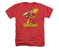 Dc Shazam Men's Comics Adult Heather Tee / T-Shirt