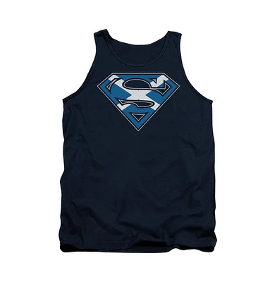 Superman Men's Scottish Shield Adult Tank Top