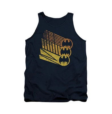 Batman Men's Bat Signal Shapes Adult Tank Top