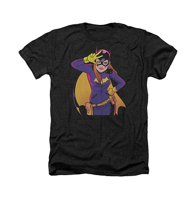 Batman Men's Batgirl Moves Adult Heather Tee / T-Shirt