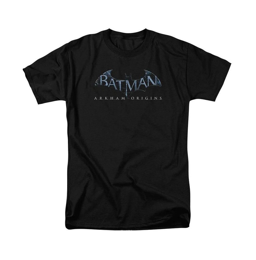 Batman Big & Tall Arkham Origins Logo Short Sleeve Adult Tee / T-Shirt