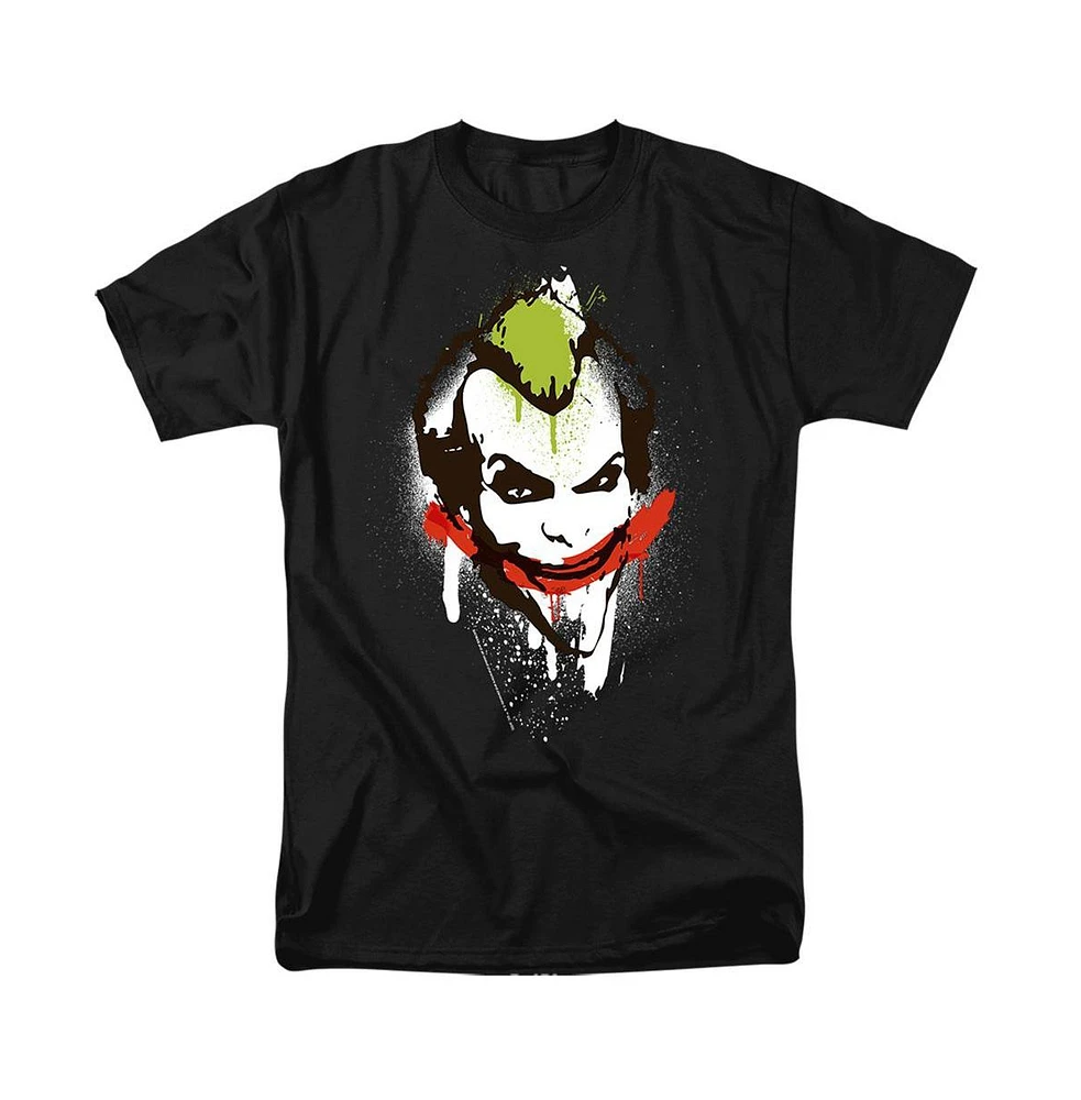 Batman Big & Tall Joker Face Short Sleeve Adult Tee / T-Shirt