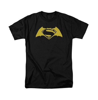 Batman V Superman Big & Tall Simple Logo Short Sleeve Adult Tee / T-Shirt