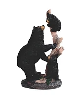 Fc Design "2-pc Set" 10.25"H Black Bear with Cubs Climbing on Tree Bear Family Figurine Statue Ornament Home Room Office Decor and Perfect Ideas for H