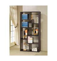 Slickblue Modern Display Cabinet Bookcase for Stylish Storage and Home Decor