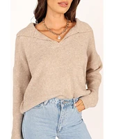 Petal and Pup Women's Shay Collar Knit Sweater