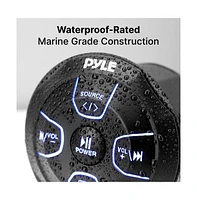 Pyle Amplified Wireless Bt Audio Controller, Waterproof, 300W, Marine-Grade