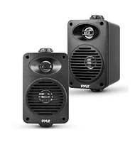 Pyle 3.5” 2-Way Bluetooth Wireless Speaker System - Waterproof, 200W Max Power, 1/2” Tweeter, Compact Design