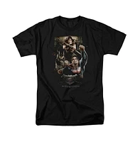 Batman V Superman Men's Three Action Short Sleeve Adult Tee / T-Shirt