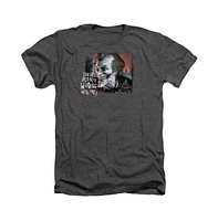 Batman Big & Tall Arkham City Plenty Wrong Adult Heather Tee / T-Shirt