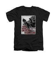 Princess Bride Men's Fellow Short Sleeve Adult V Neck Premium Cotton Tee / T-Shirt