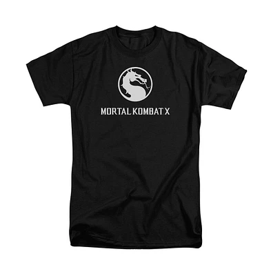 Mortal Kombat X Men's Dragon Logo Short Sleeve Adult Tee / T-Shirt