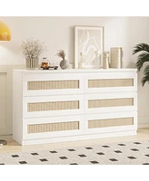 gaomon Rattan Dresser for Bedroom