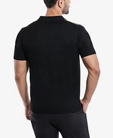 Men's Stripe Polo Sweater