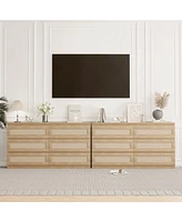 gaomon Rattan Dresser for Bedroom