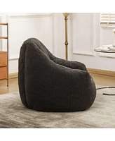 The Pop Home Comfy Bean Bag Chair with Memory Foam, Cozy Lounge for Dorm, Bedroom, Living Room-The