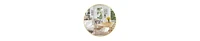 gaomon Round Mirror, Inch Circle Mirror, Hd Eco-Friendly Gold Circle Mirror Metal Frame, Round Vanity Wall Mounted Mirrors for Entryway, Hallway