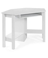 Gouun Wooden Study Computer Corner Desk with Drawer