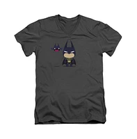 Batman Men's Cute Short Sleeve Adult V Neck Tee / T-Shirt