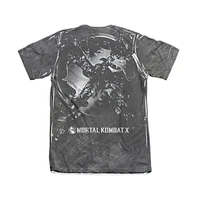 Mortal Kombat X Men's Three Of A Kind (Front/Back Print) Adult Poly/Cotton Short Sleeve Tee / T-Shirt