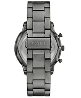 Fossil Men's Neutra Chronograph Smoke Stainless-Steel Watch, 44mm