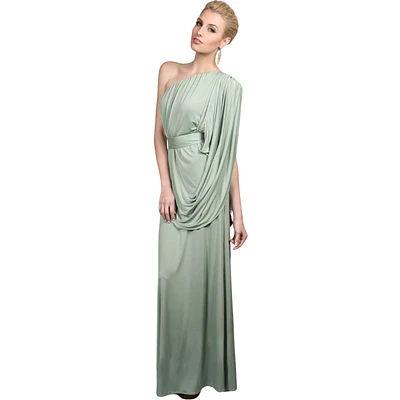 Pia Gladys Perey Women's Maxi One Shoulder Evening Dress