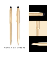 A. T. Cross A.t. Cross Century Ii 23KT Gold Plate with 23KT Gold-Plated Appointments Ballpoint Pen