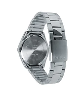 Casio Men's Silver Tone Stainless Steel Watch, 38.5mm