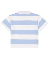 Tommy Hilfiger Big Girls Rugby-Stripe Short-Sleeve Top