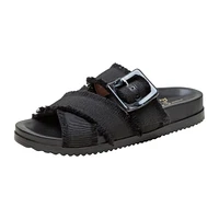 Linea Paolo Rylee | Frayed Fabric Footbed Sandals